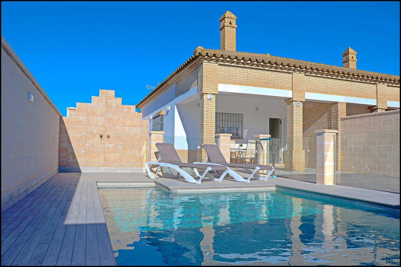 Chalet Penuelas Con Piscina Conil De La Frontera Eksteriør billede